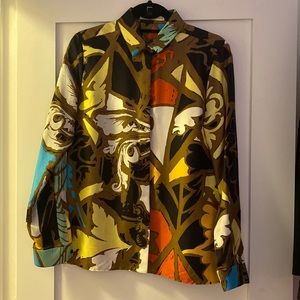 Balenciaga silk printed blouse - never worn in perfect condition.